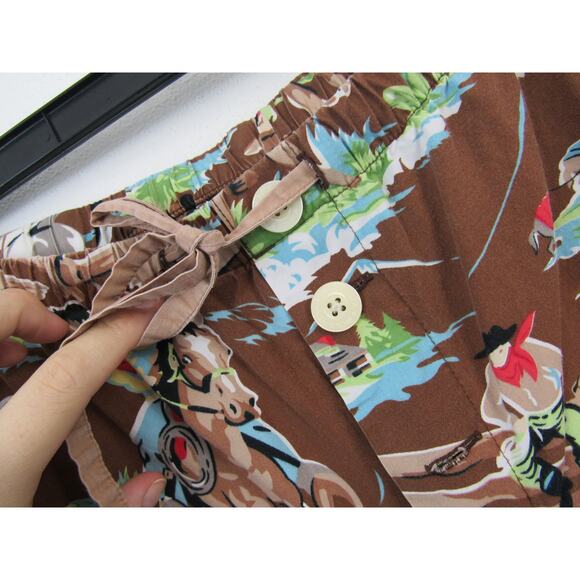 Nick & Nora XL Kurt Cobain Nirvana Brown Pajama Pants Cotton Men's *small flaw* - Picture 3 of 5